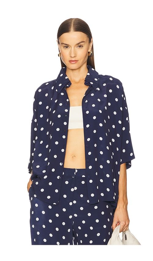 HEMANT AND NANDITA HEMD in Navy. Größe XL. Also in L, M