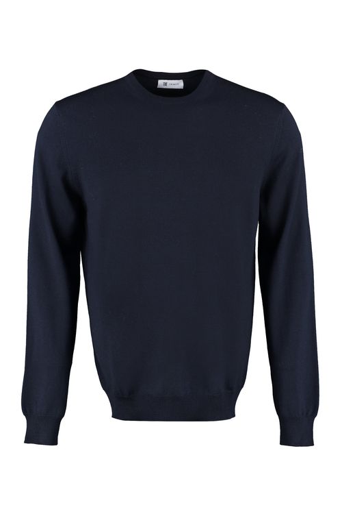 The (alphabet) Extra-Fine Wool Ribbed Knit Pullover