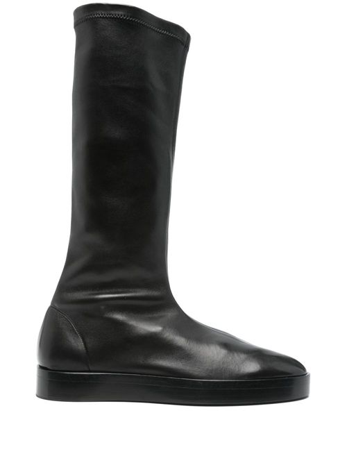 Leather boots - Black