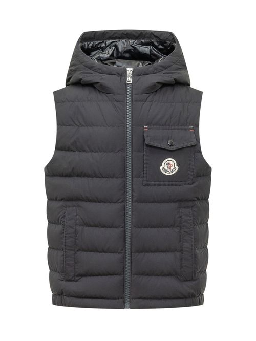 Kids Blue Quilted Jacket