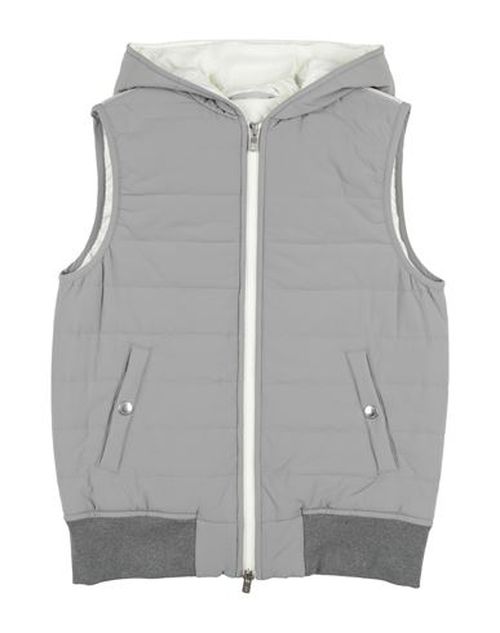 Kid Girl Vest Grey Size 10 Polyamide, Elastane, Cotton