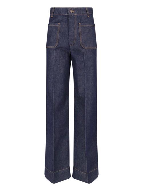 Tailored 100% Cotton Denim Jeans