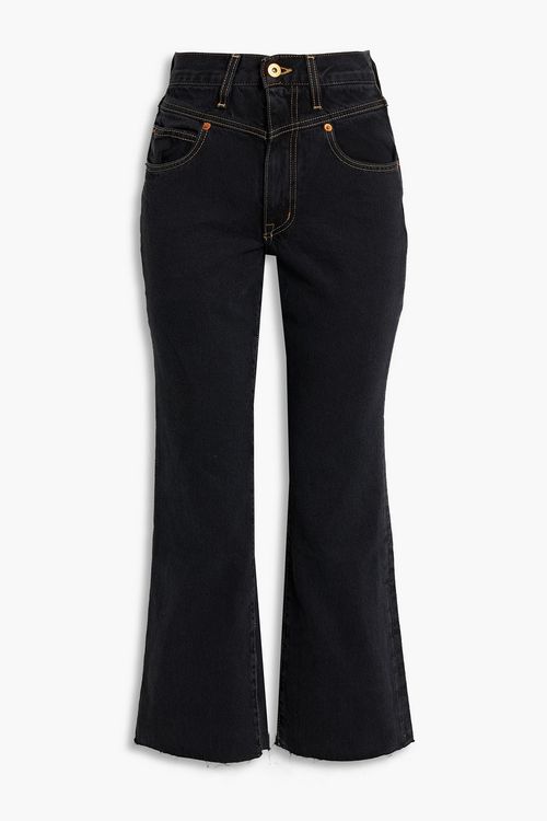 Frankie high-rise kick-flare jeans