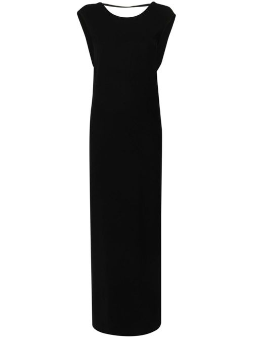 Sleeveless maxi dress - Black