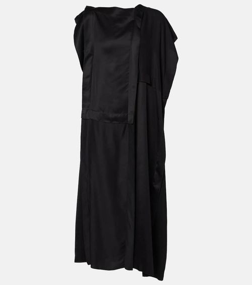 Gathered midi dress