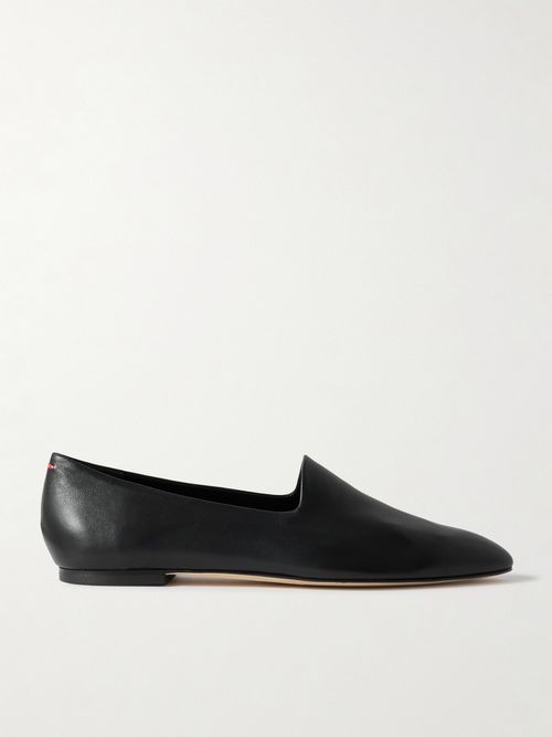 Vanna Leather Loafers - Black