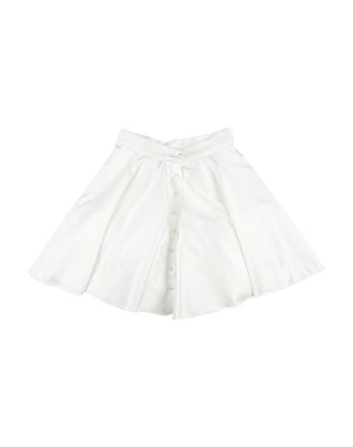 Kid Girl Kids' skirt White Size 12 Polyester, Silk