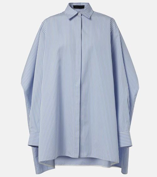 Isla striped cotton and silk shirt