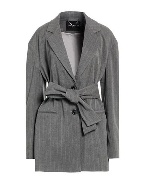 Woman Blazer Grey Size 6 Polyester, Viscose, Elastane