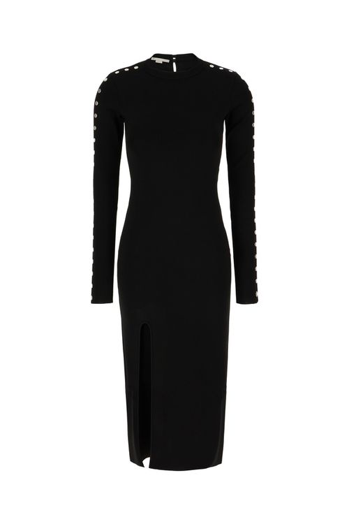 Black Viscose Blend Dress