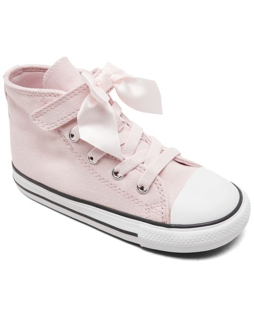 Toddler Girls Chuck Taylor All Star Ruffles amp; Bows Easy-On Casual Sneakers from Finish Line - Blush Hush