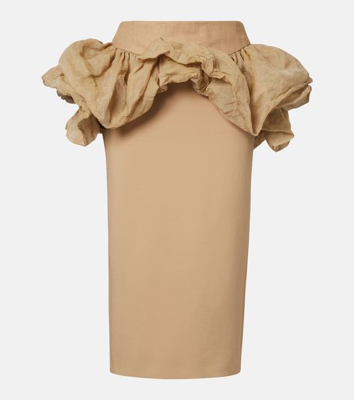 Baccano peplum pencil skirt