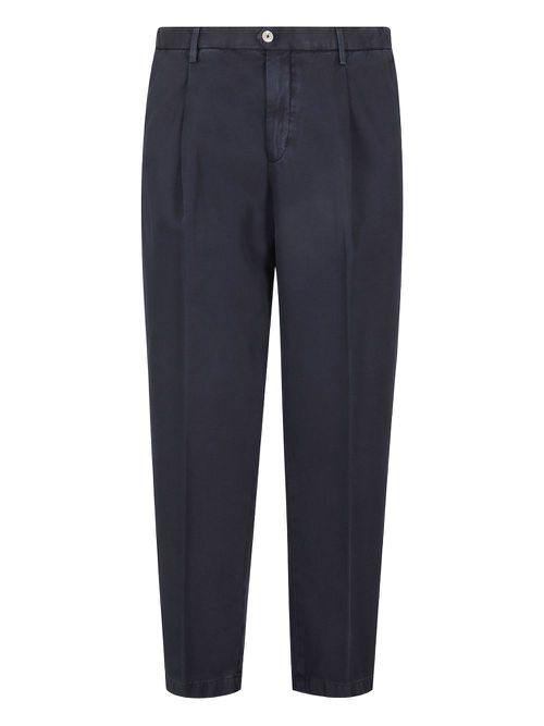 Courmayeur pleated tapered trousers - Blue