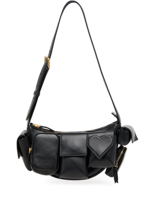 Leather shoulder bag - Black