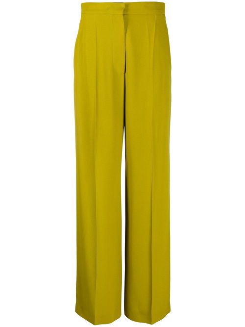 Wide-leg trousers - Green