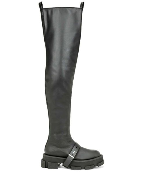 Gao thigh-high chunky boots - Black
