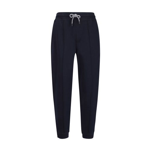Cotton-Blend Joggers — Navy