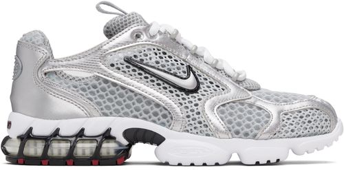 Silver Air Zoom Spiridon Cage 2 Sneakers