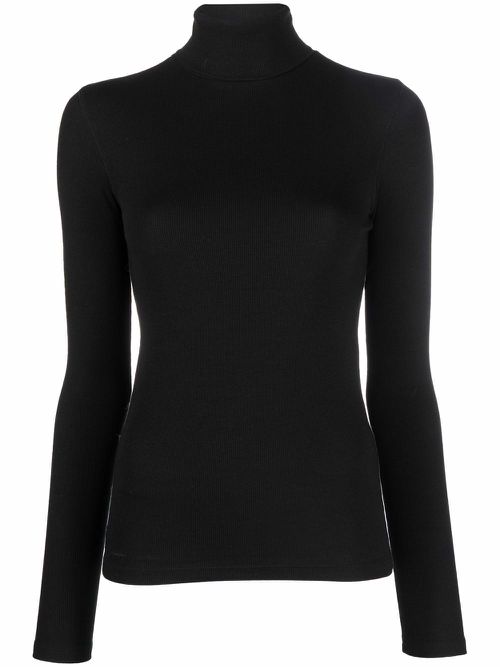 Roll-neck jumper - Black