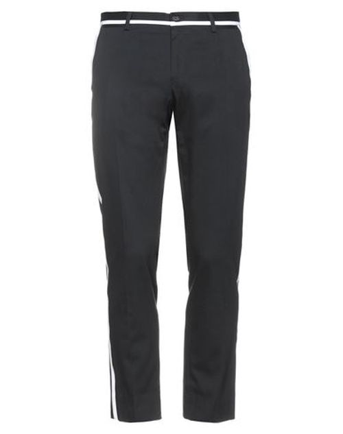 Man Pants Black Size 28 Cotton, Elastane