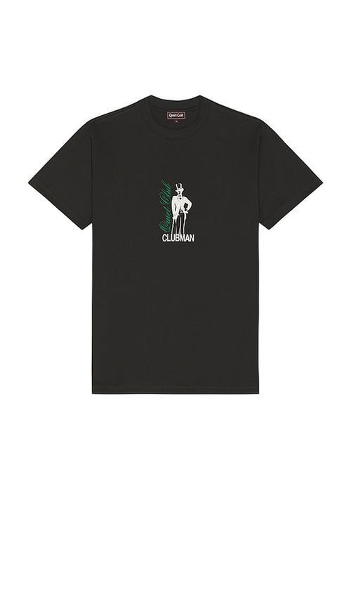 Quiet Golf Clubman Tee in Black.  XXL/2X. Also in L, M, S, XL/1X
