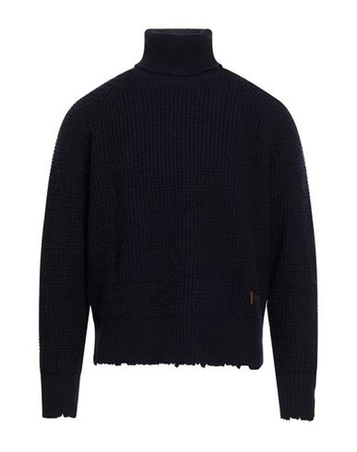 Man Turtleneck Midnight blue Size L Wool