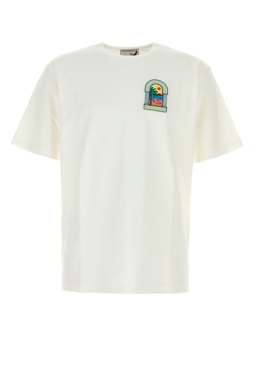 PANTAMOLLE White cotton t-shirt