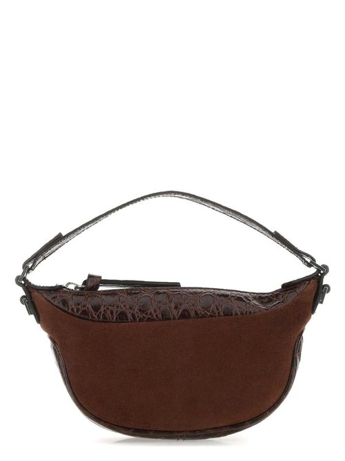 By Far Women's Leather Mini Ami Handbag in Brown | 22PFAMINOSEQCRSLSMA Color SEQ