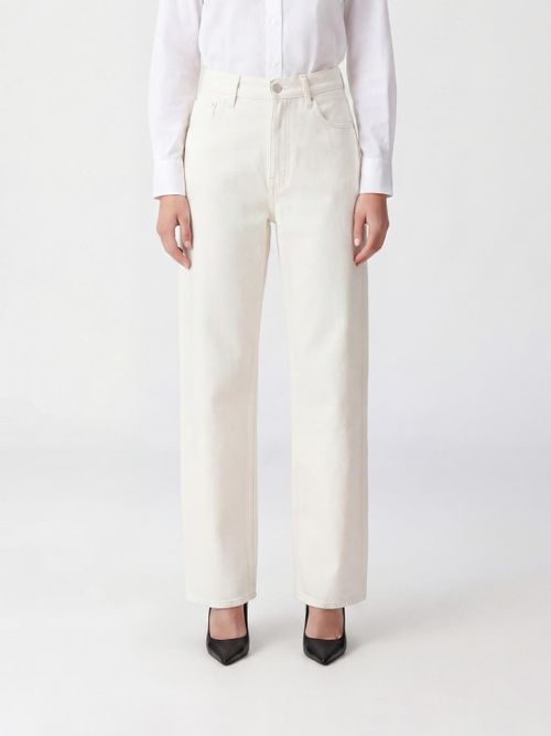 Jeans Woman color White