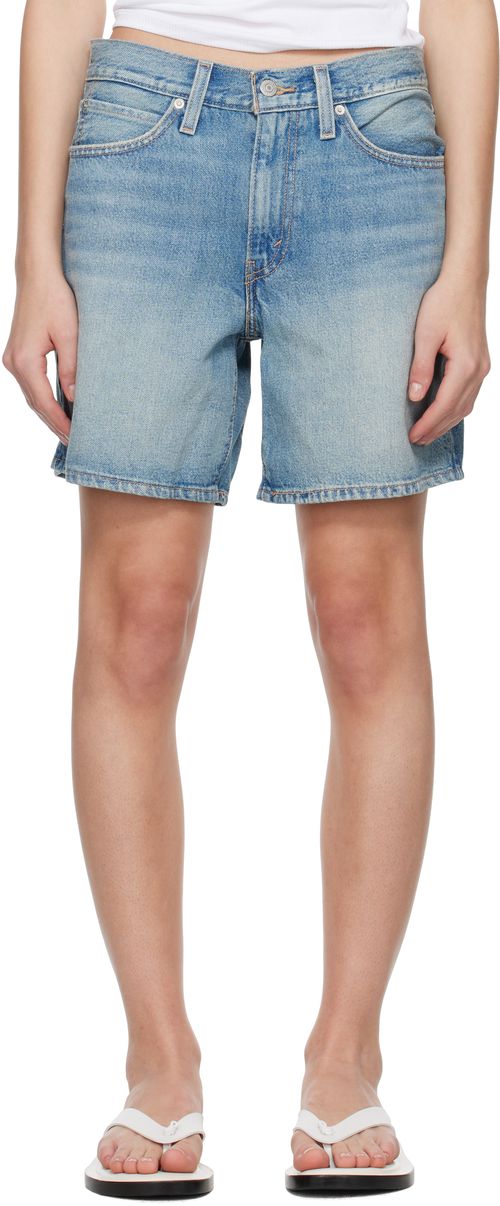 Levi's Blue 94 Baggy Denim Shorts