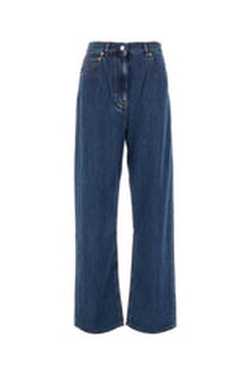 Cotton-Lyocell Denim Jeans — Blue
