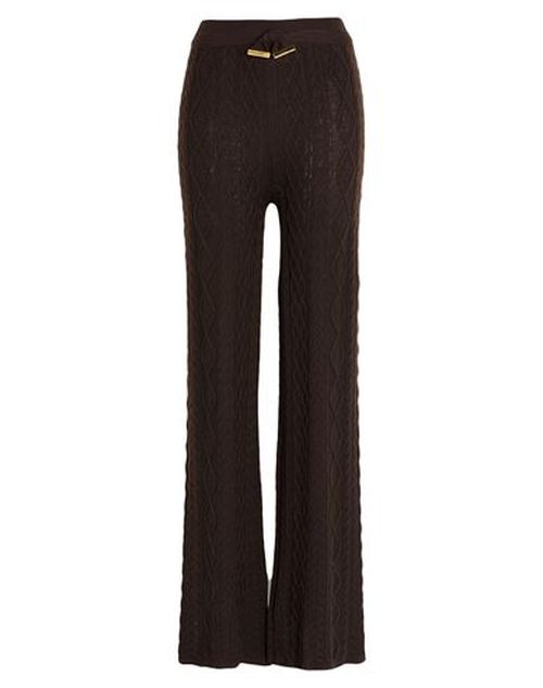 Woman Pants Dark brown Size 1 Wool