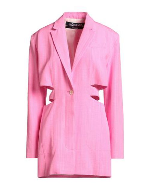 Woman Mini dress Fuchsia Size 8 Viscose, Silk