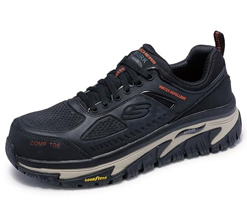 Skechers Men's Work Arch Fit Walker Raylan Black