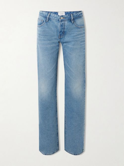 90s Low-rise Straight-leg Organic Jeans - Blue