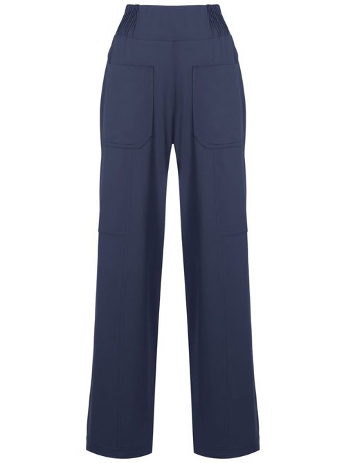 Win straight-leg trousers - Blue