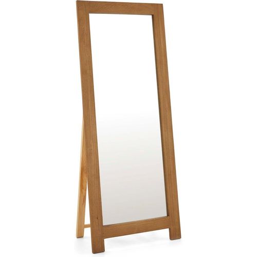 Zelah Oak Cheval Mirror, Solid Wood | Roseland