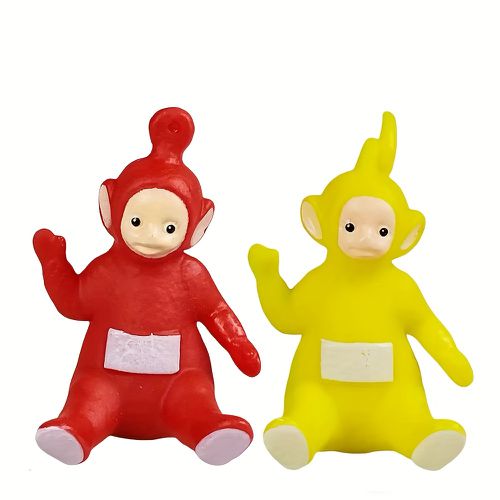 TEMU 2pcs Random Classic Collectible Figurines - Model Car Decorative Statues, Sandbox Dolls, Garden Farmhouse Ornaments Gift