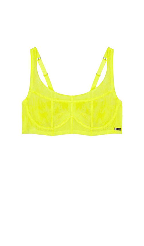 Diesel X Savage C Longline Bra in Green. - 2X also in 1X, 3X
