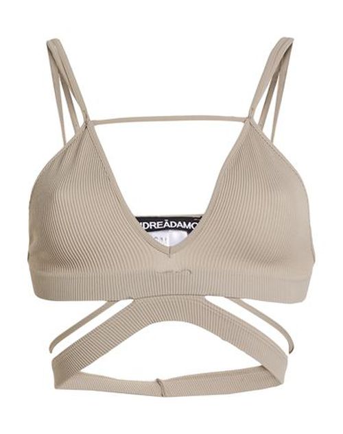 Andreādamo Woman Top Grey Size S/M Polyamide, Elastane