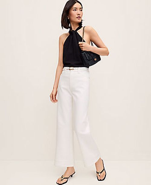 Ann Taylor The Wide-Leg Crop Jean
