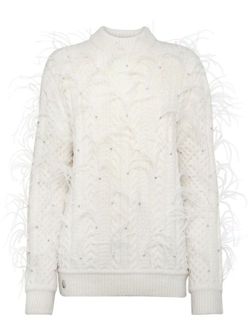 Merino jumper - White