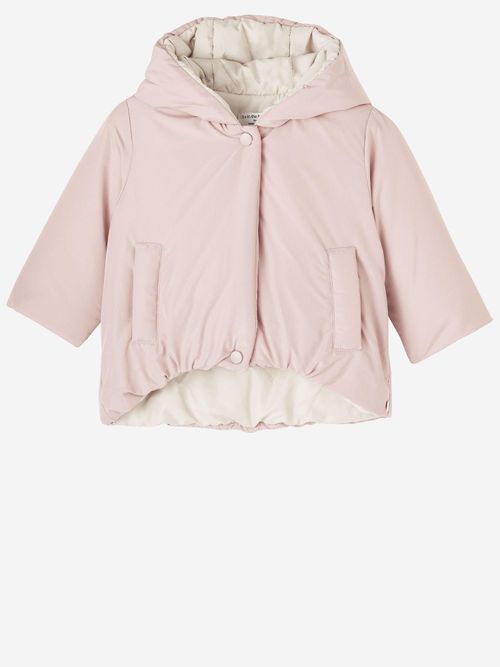 Padded with Hood Down Jacket — Pink