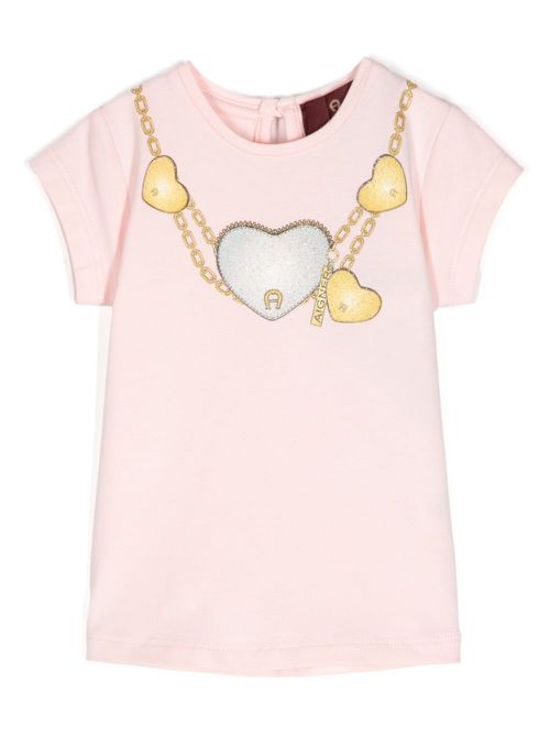 Printed T-shirt - Pink