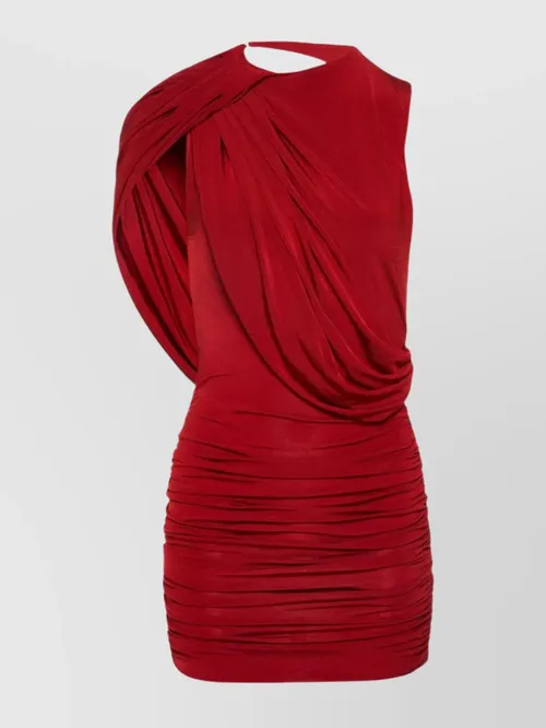 Magda Butrym - draped asymmetric one-shoulder mini dre