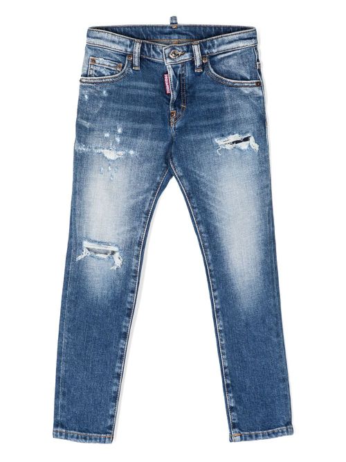Mid-rise skinny jeans - Blue