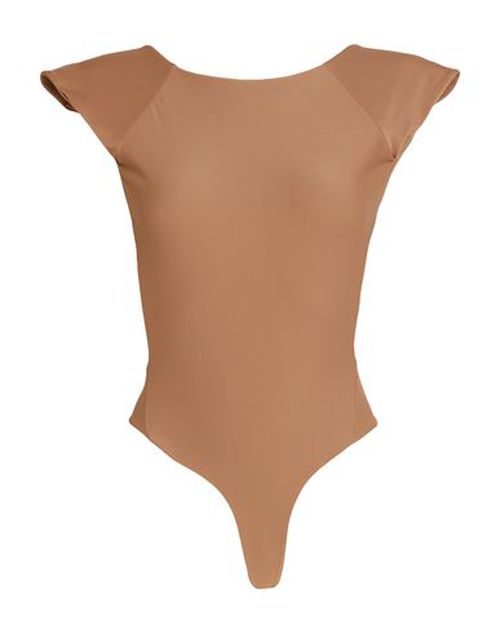 Chéri Woman Bodysuit Camel Size L Polyamide, Elastane