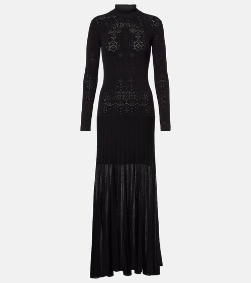 Gisole pointelle turtleneck maxi dress
