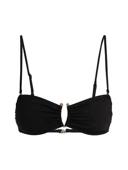 Women's Bandeau Bikini Top - Black
