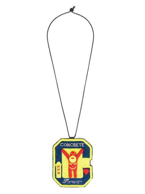 X Concrete 25Y Forever necklace - Yellow